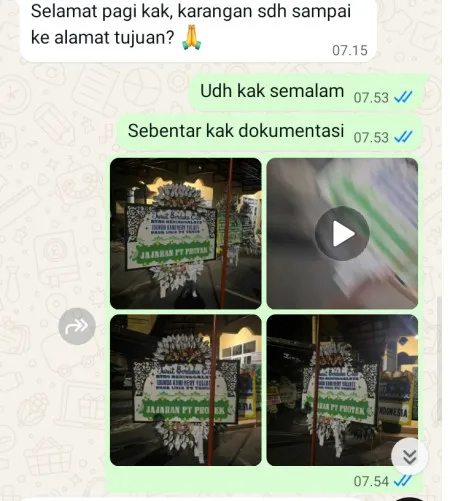 Pengiriman Papan Bunga Selamat Pegadungan