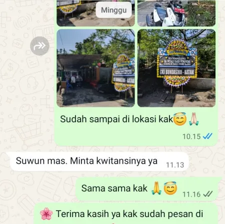 Pengiriman Papan Bunga Duka Pegadungan