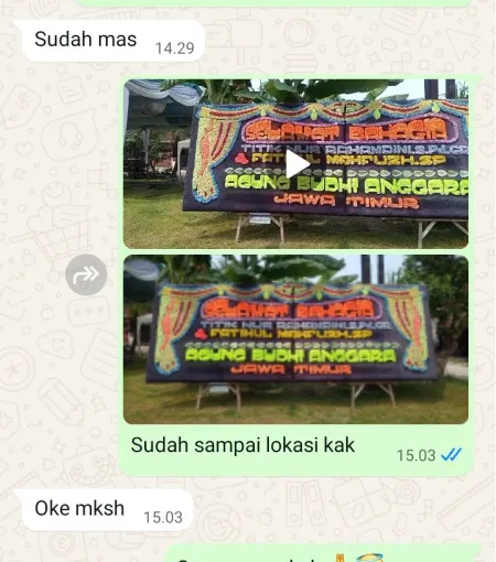 Pengiriman Papan Bunga Pegadungan